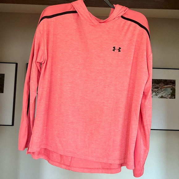 Women’s Loose Large Under Armour Long sleeve hooded shirt (read description) - Picture 1 of 3